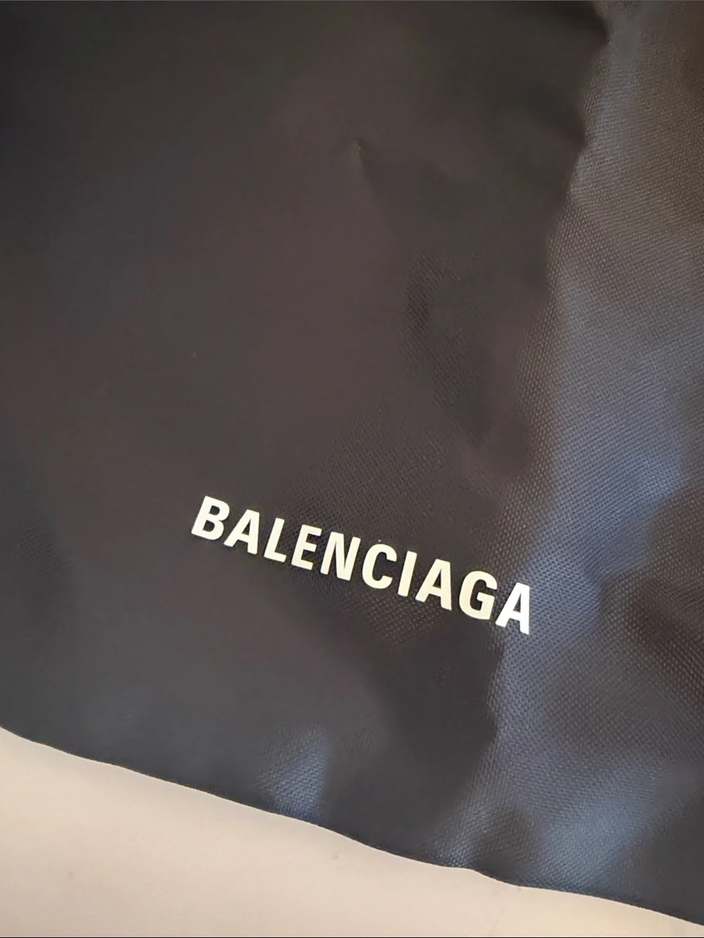 Balenciaga Black Drawstring | Backpack Gym Sack